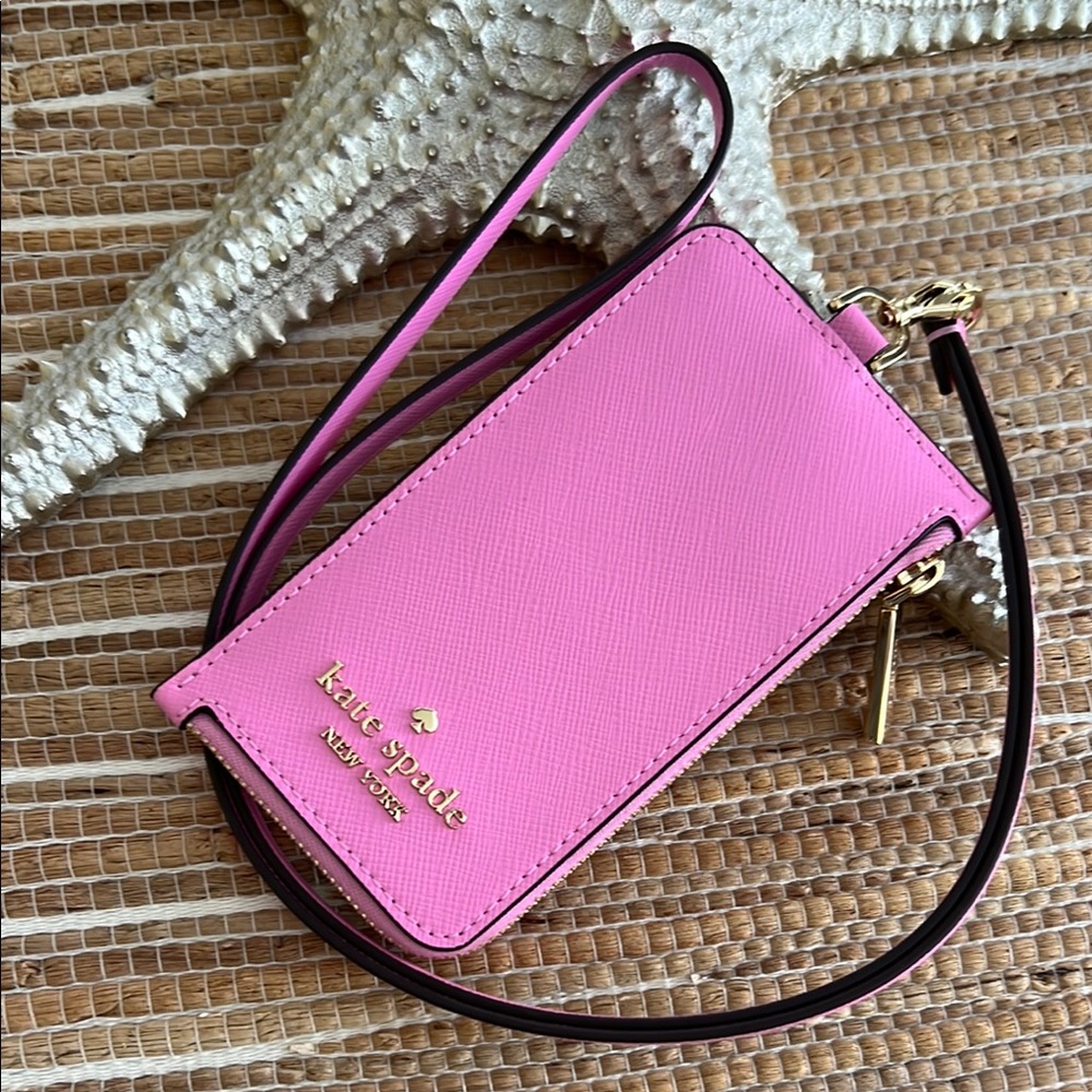 Kate Spade Vibrant Pink Wristlet NWT